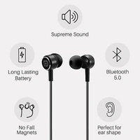 Portronics Harmonics One Sports Bluetooth Headset (Black, In the Ear)