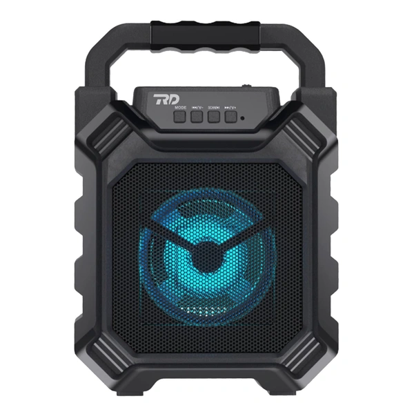 RD B-S9 Wireless Bluetooth Speaker | Portable 5W Output Speaker | Latest Bluetooth v5.0 Connectivity | 1200 mAh Battery | USB, TF, AUX and FM Mode Options | 4 Hours Playback time (Black)