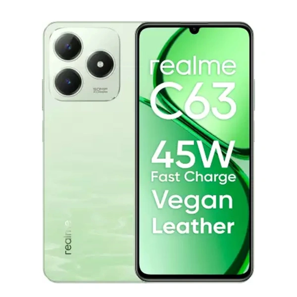 realme C63 4GB RAM | 128GB ROM (Jade Green) - Jade Green