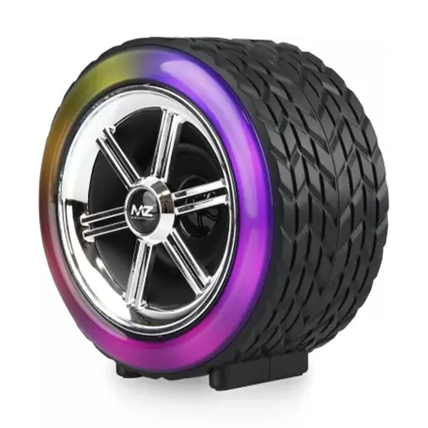 MZ. MZ S663 PORTABLE BLUETOOTH SPEAKER Dynamic Thunder Sound Auto Series RGB Light 5 W Bluetooth Speaker (Black)
