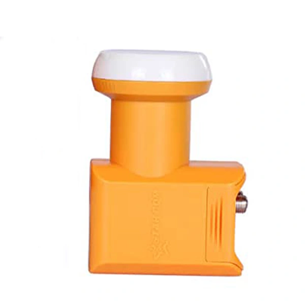 Starcom Twin LNB Ref-747502 Universal Ku Band LNBF 4K Ultra HD Signal for Satellite TV Receiver