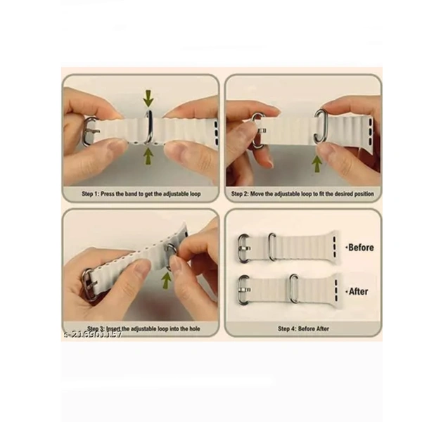 Urban URBAN Pro M Smart Watch | Calling | Rotating Crown | 1.91" Ultra Bright Display | 4 Inbuilt Games (Off White) - Off White