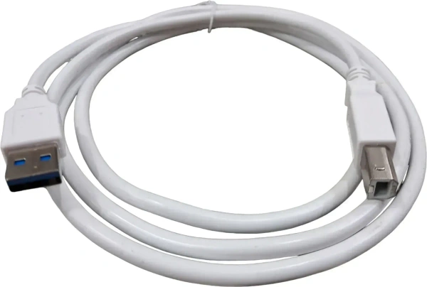 LAPCARE Lapcare Printer USB Cable 1.5 Meter | High-Speed Data Transfer | WIDE COMPATIBILITY | Durable Build | Easy to Use | High Quality Technology (WHITE) - 1.5 Meter