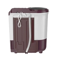 Whirlpool 7 KG 5 Star, 30271 Supersoak Technology Semi Automatic Top Load Washing Machine (ACE 7.0 SUPREME PRO) Wine