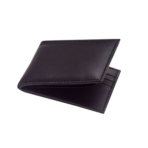Stylish Black Leather Men's Wallet,Purse & Card Holder