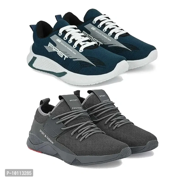 Stylish Fancy Canvas Sports Walking Shoes For Men