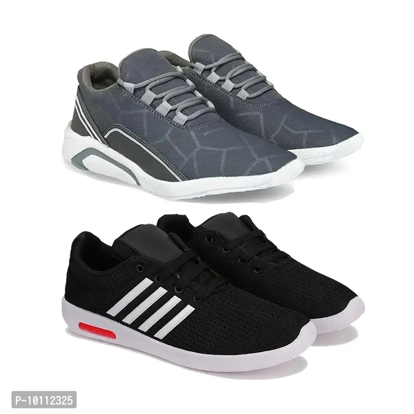 Stylish Fancy Canvas Sports Walking Shoes For Men