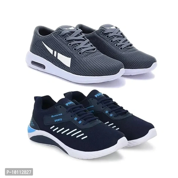 Stylish Fancy Canvas Sports Walking Shoes For Men