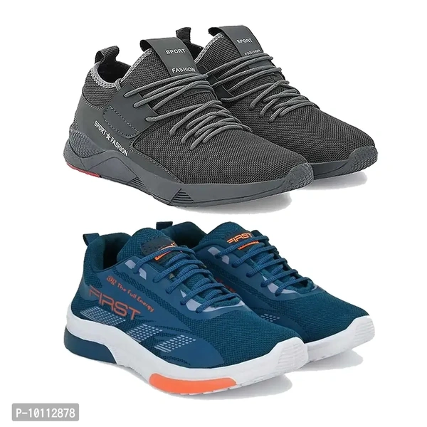 Stylish Fancy Canvas Sports Walking Shoes For Men