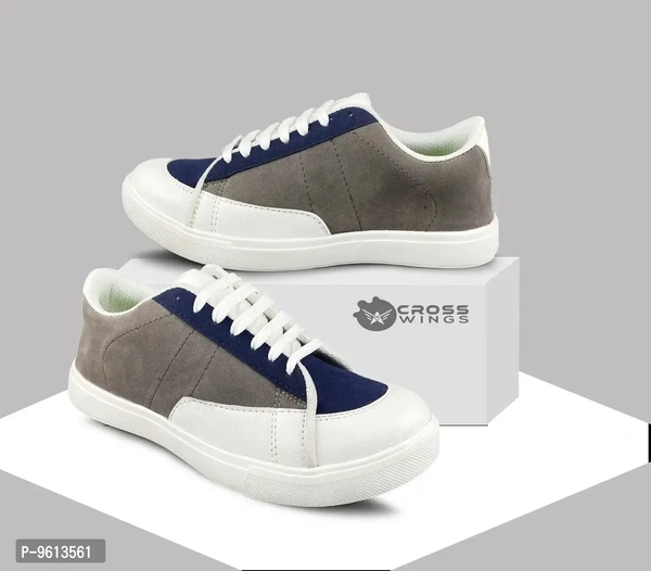 Stylish Fancy Synthetic Leather Casual Sneakers Shoes For Men