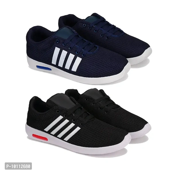 Stylish Fancy Canvas Sports Walking Shoes For Men