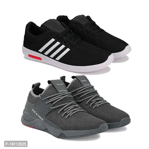 Stylish Fancy Canvas Sports Walking Shoes For Men
