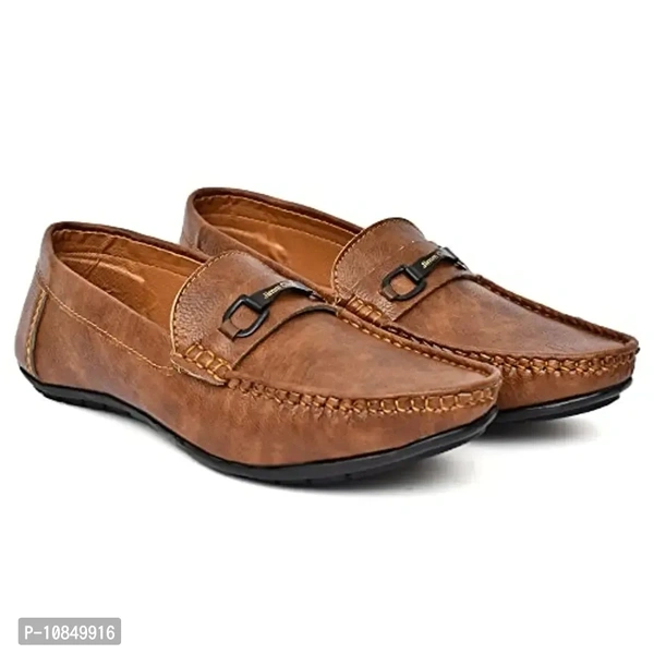 Arceus Shose Men's Leather Formal Loafers Casual Slip-on Moccasin Formal Loafers Shoe for Men