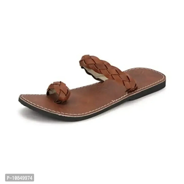 clbohara Ethnic Handmade Stylish Sandals for Men 1101-8 Tan