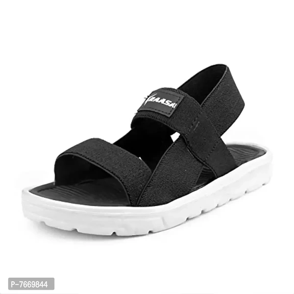 Kraasa Men's Sports Sandals with Beads Sole & Memory Foam – Casual Running & Walking Sandals