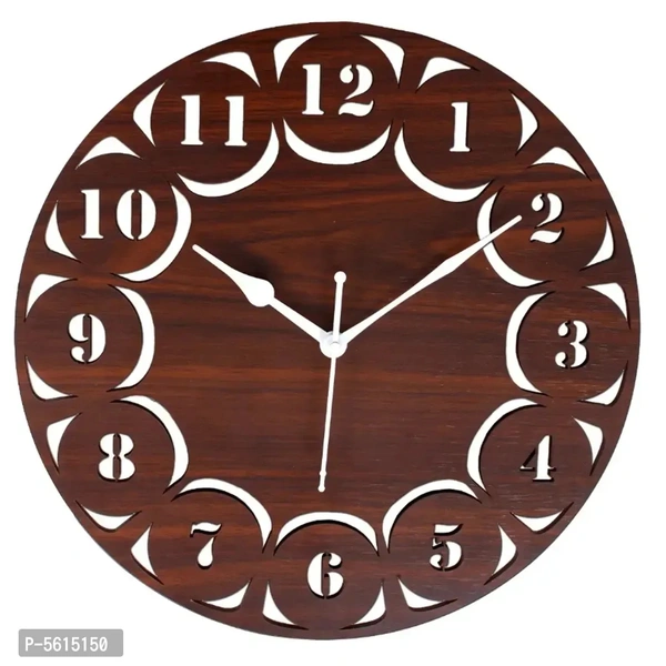 Classy Wooden Crafted Wall Clock