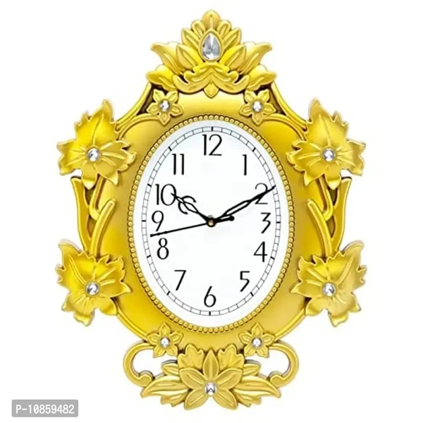 "Harbour Analog Wall Clock with Pendulum – Stylish Decorative Clock for Living Room, Hall & Bedroom (38 x 29.5 cm)