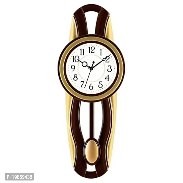 Harbour Analog Wall Clock – Large Decorative Clock for Home, Living Room & Bedroom (45.5 x 45.5 cm)