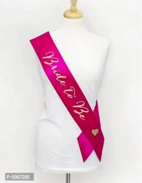 Bride to Be Sash for Bridal Shower
