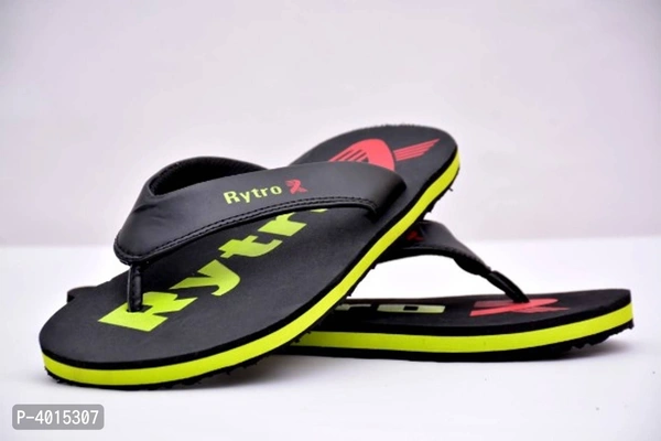 Comfortable Black Fabric Slippers For Men