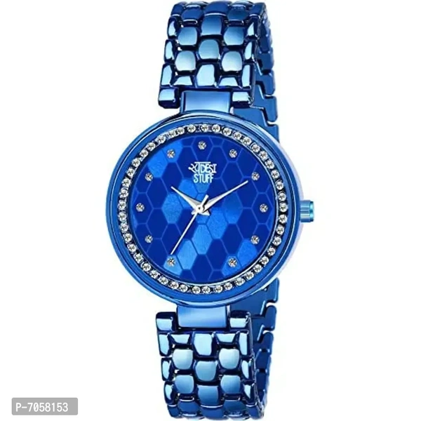 SWADESI STUFF All-metal watch Analogue Women's Watch(Blue Dial Blue Colored Strap)