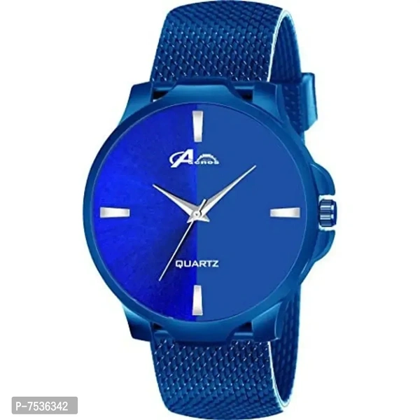 Acnos Dress Analogue Women's Watch(Blue Dial Blue Colored Strap)