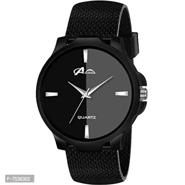 Acnos Luxury Analogue Women's Watch(Black Dial Mens Standard Colored Strap)