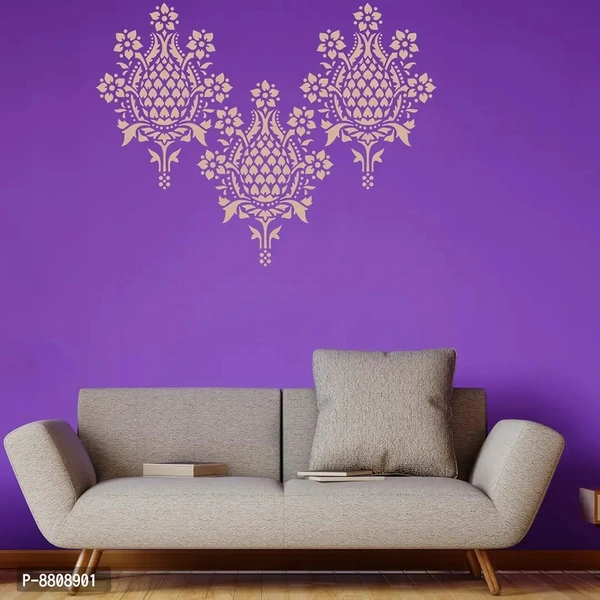 Designer Wall Stencil Reusable DIY Wall Stickers