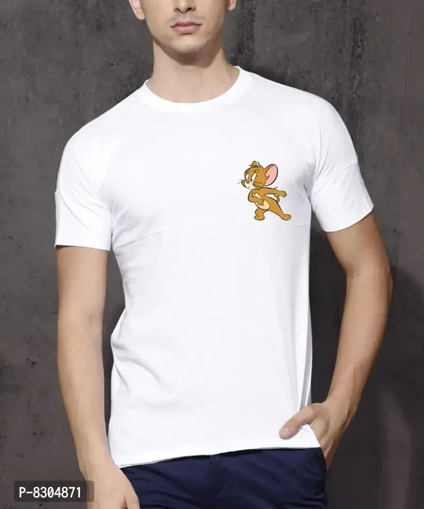 Classic Polyester Printed Tshirt for Men