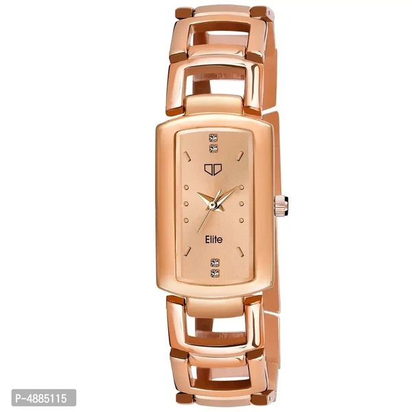 Colors II Series Cyan Dial Metallic Women Wristwatch