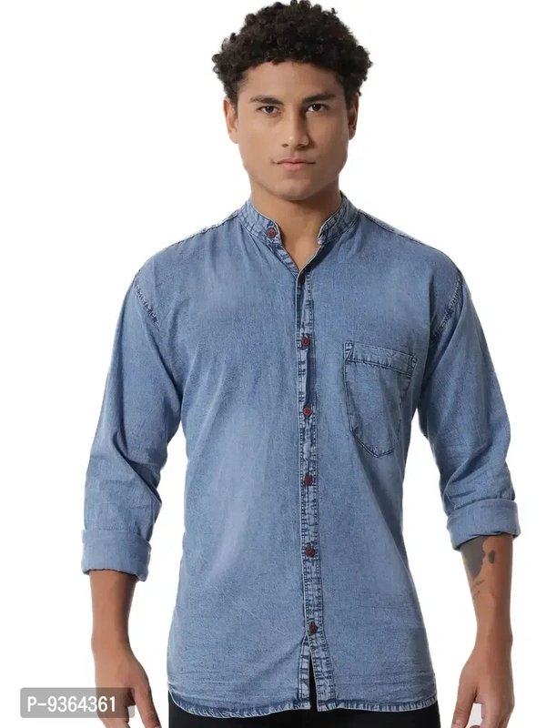 Fancy Denim Shirt For Men