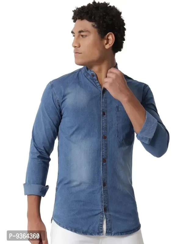 Fancy Denim Shirt For Men