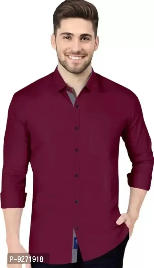 Classic Cotton Solid Casual Shirts for Men