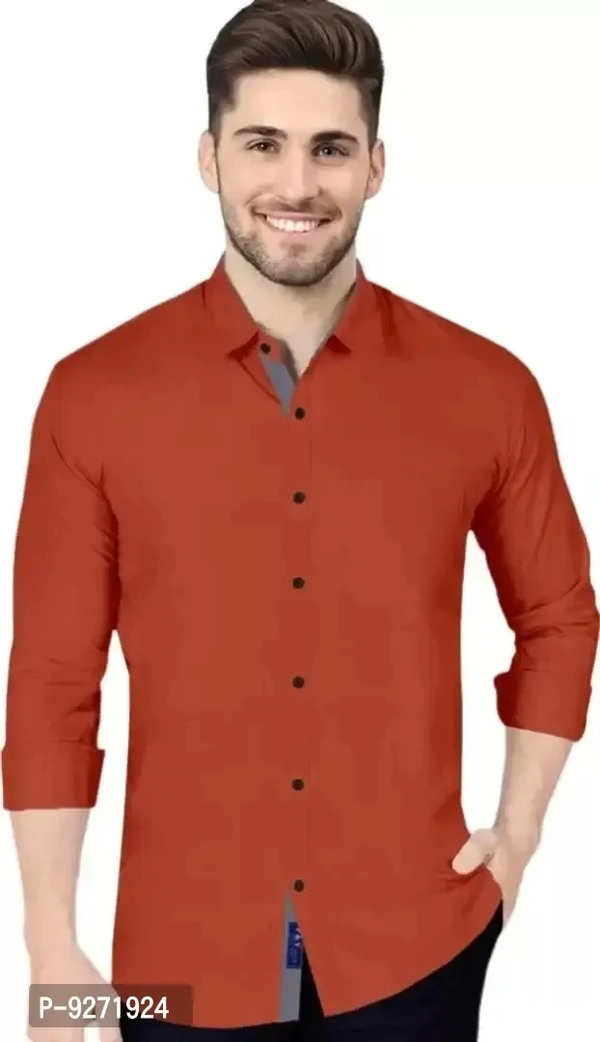 Classic Cotton Solid Casual Shirts for Men