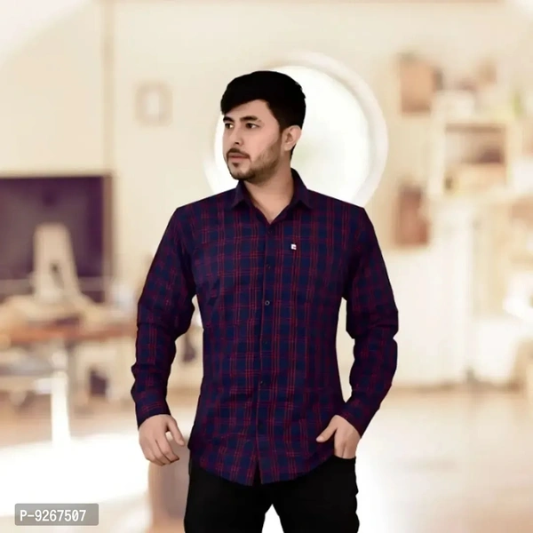 Marc Laurent Check Shirt Full Sleeve for Mens