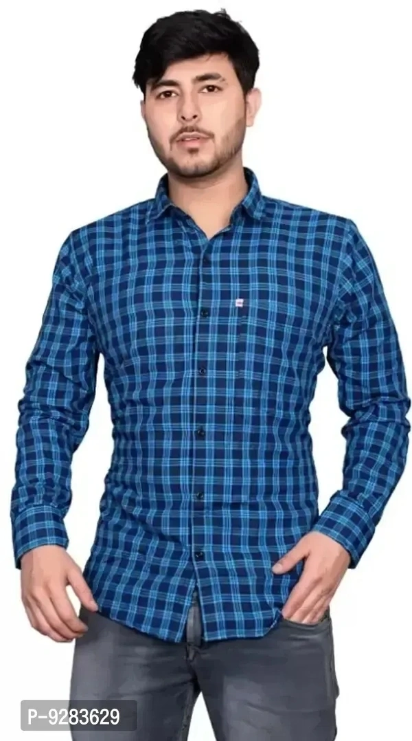 Cotton Mens Check Shirt Casual / Formal / Active Wear