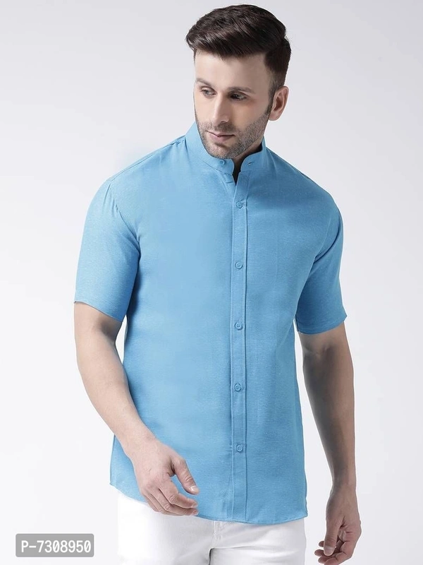 Reliable Cotton Solid Short Sleeves Casual Shirts For Men