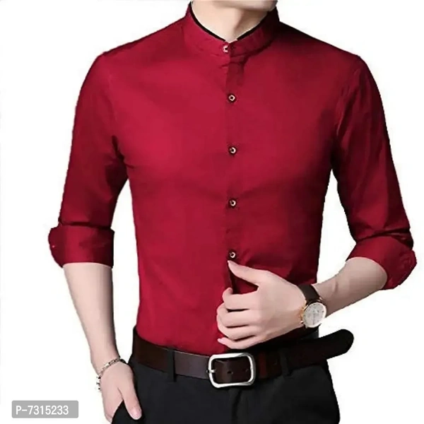 Stylish Maroon Cotton Solid Long Sleeves Casual Shirts For MenSize: MLXL Color:  Maroon Fabric:  Cotton Type:  Long Sleeves Style:  Solid Design Type:  Regular FitWithin 6-8 business days However, to find out an actual date of delivery, please enter your pin code.About Shirt:- Care Instructions:- Machine Wash amp; Hand Wash Fit Type:- Slim Fit Fabric:- 100% Cotton Style:- Kaftan Sl