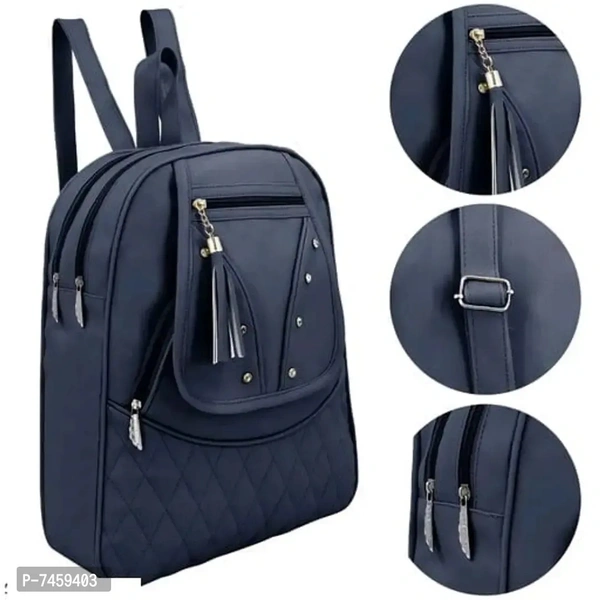 Alluring PU Quilted Backpacks For Women