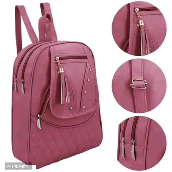 Alluring PU Quilted Backpacks For Women
