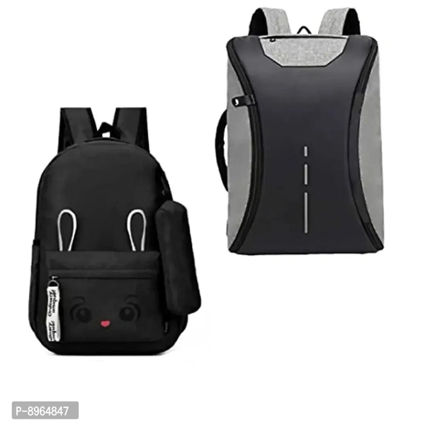 Comfabie Small Backpack and Sling Bag Set for Ladies and Girl's (Pack of 2)(Bag_PK2_2574)