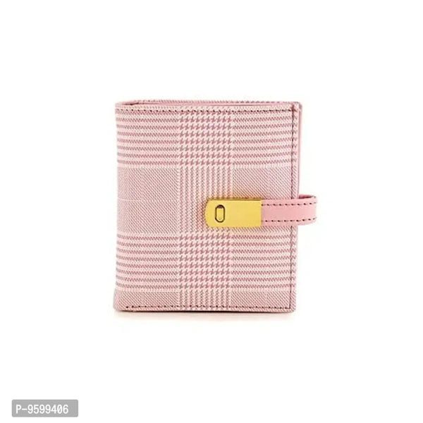 BELLISSA Baby Pink Polyurethane Women's Wallet (BEL 1801BPK)
