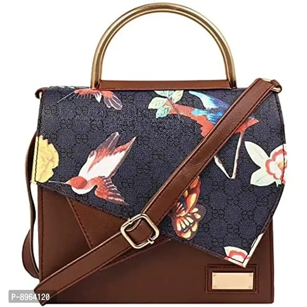 COMFABIE Ladies Stylish Side Bag for Party Casual Dark Brown Color