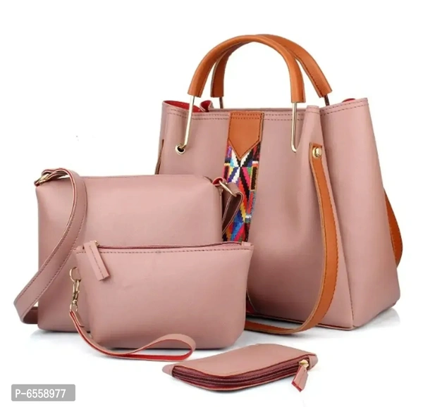 Woman Hand Bag Latest design for girls ladies Combo Set 4