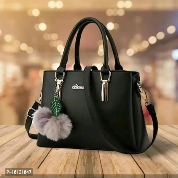 Classy PU Solid Handbags for Women