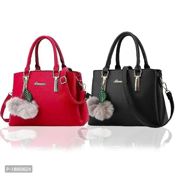 Trendy Cute Handy Hand-Held Shoulder Bag And Backpack Combo For Women