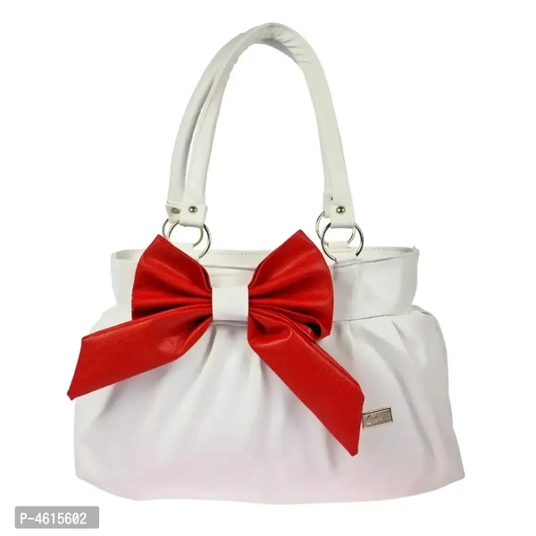 Trendy Artificial Leather Hand Held Bag for Women