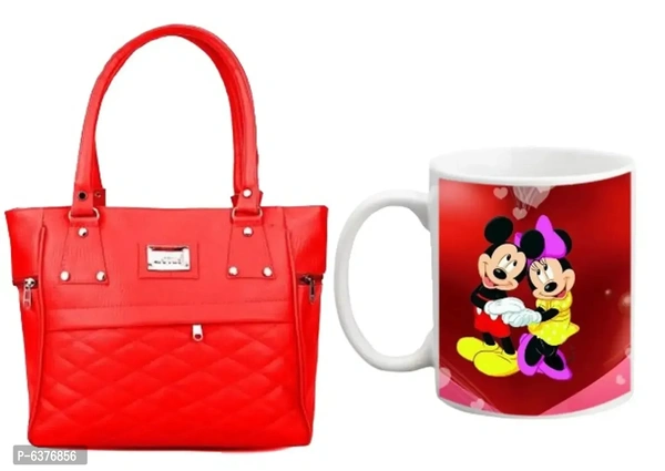 Stylish Resin Handbag With Mug For Women