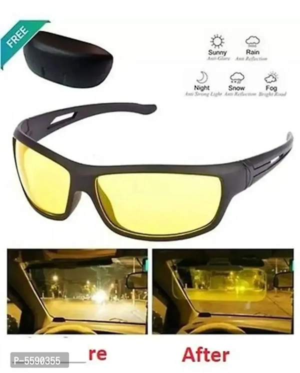 Night Vision Super Clear Helmet Glass For Biker