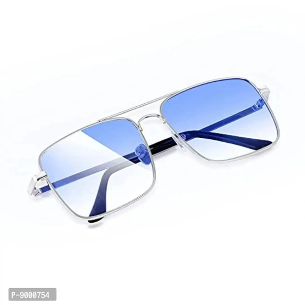 Roshfort UV Protected Vintage Square Sunglasses | Unisex Gradient Lens | Metal Frame